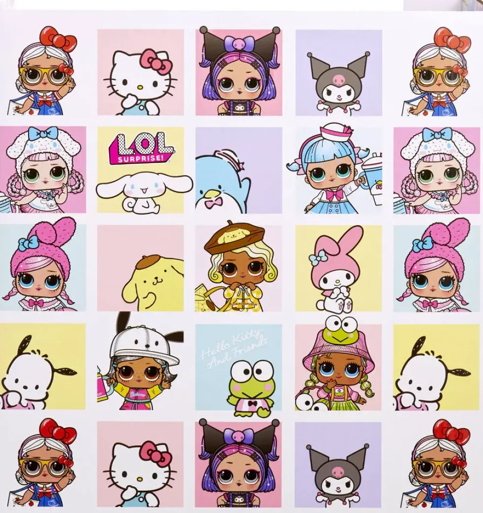 LOL SURPRISE LOVES HELLO KITTY TOTS POUPEES 7,5 CM