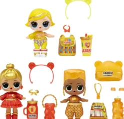 LOL SURPRISE -POUPEE LOVES MINI SWEETS X HARIBO DELUXE GOLDBEARS 7.5 CM