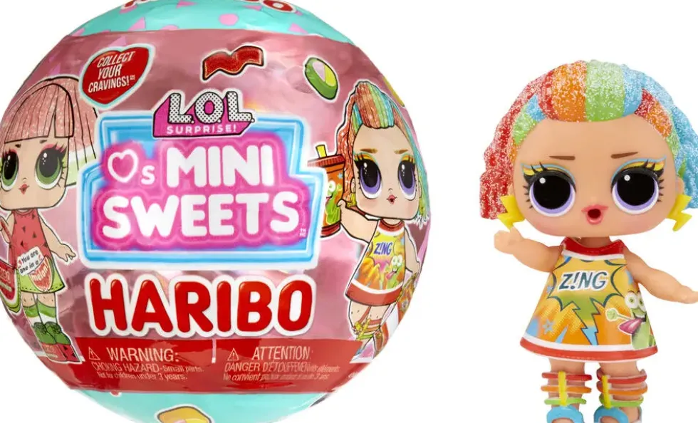 LOL SURPRISE - POUPEE - LOVES MINI SWEETS X HARIBO 7.5 CM