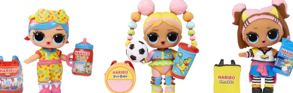 LOL SURPRISE - POUPEE - LOVES MINI SWEETS X HARIBO 7.5 CM