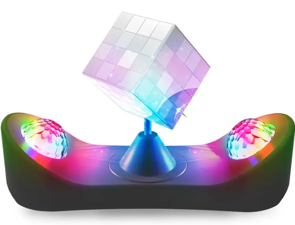 LUMIERE DISCO AVEC CUBE