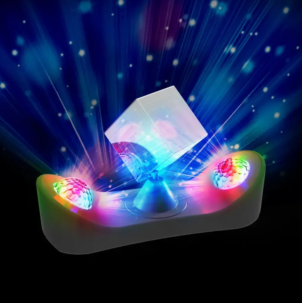 LUMIERE DISCO AVEC CUBE