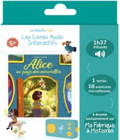 LUNII - LIVRE AUDIO - ALICE AUX PAYS DES MERVEILLES