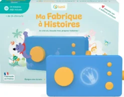 LUNII - MA FABRIQUE A HISTOIRES BLEUE- CONTEUSE INTERACTIVE POUR ENFANTS DES 3 ANS