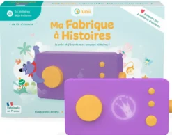 LUNII - MA FABRIQUE A HISTOIRES - VIOLETTE - CONTEUSE INTERACTIVE POUR ENFANTS DES 3 ANS