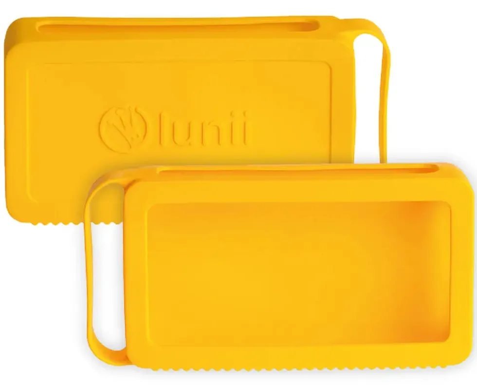 LUNII - ODILE - COQUE OFFICIELLE EN SILICONE JAUNE ELECTRIQUE POUR MA FABRIQUE A HISTOIRES