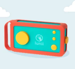 LUNII - ODILE - COQUE OFFICIELLE EN SILICONE ORANGE TONIQUE POUR MA FABRIQUE A HISTOIRES