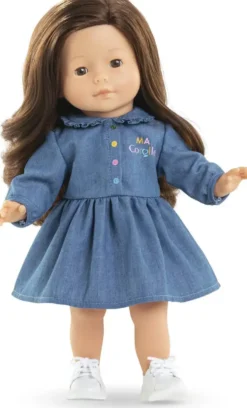 MA COROLLE ROBE DENIM MANCHES LONGUES 36 CM -COROLLE MA COROLLE