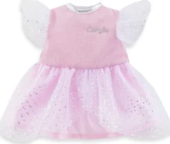 MA COROLLE - ROBE ROSE A PAILLETTES - VETEMENT POUR POUPEE - COROLLE VETEMENTS
