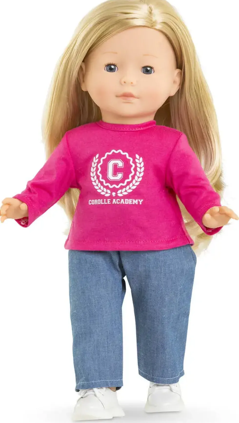 MA COROLLE T-SHIRT FUCHSIA COROLLLE ACADEMY MANCHES LONGUES 36 CM - COROLLE MON GRAND POUPON