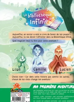 MA 1ERE AVENTURE- LA BIBLIOTHEQUE INFINIE
