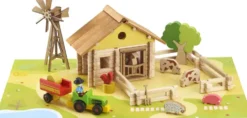 MA FERME EN BOIS - 145 PIECES