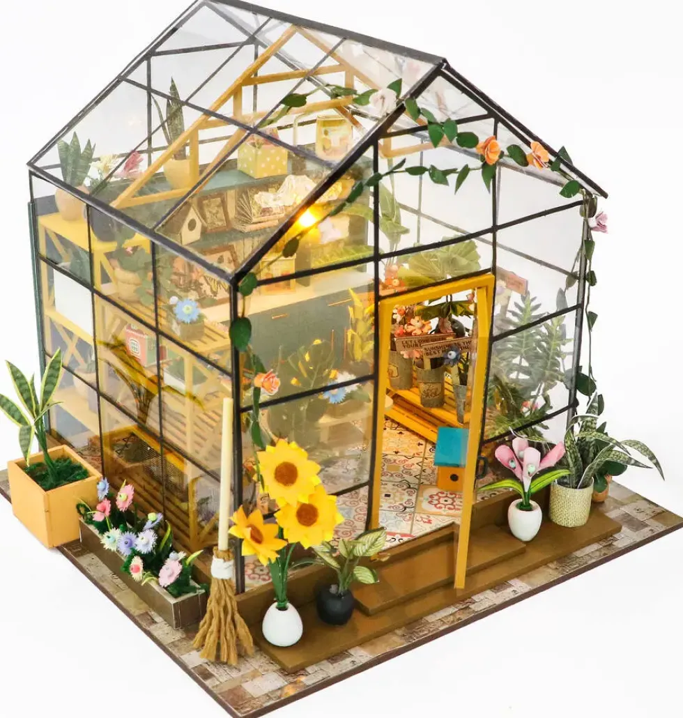 MAISON DES FLEURS DU SOLEIL A FABRIQUER