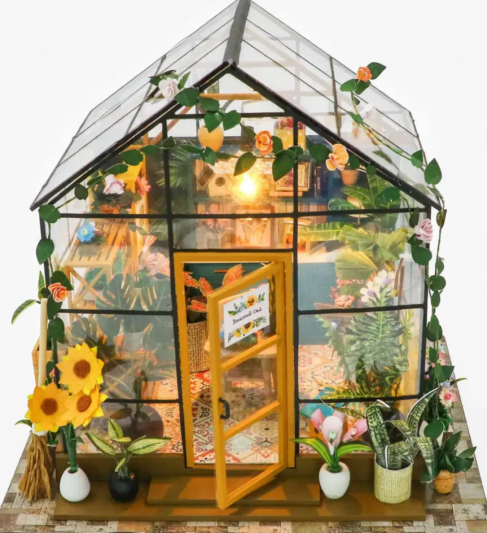 MAISON DES FLEURS DU SOLEIL A FABRIQUER