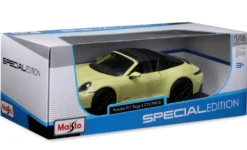 1/18 MAISTO PORSCHE 911 TARGA GTS HYBRIDE 2025 - JAUNE
