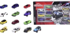 MAJORETTE - COFFRET 13 VEHICULES EN METAL 1/64