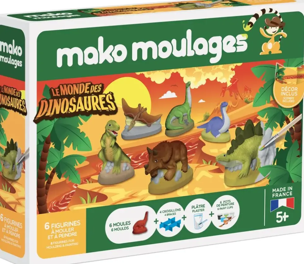 MAKO MOULAGES LE MONDE DES DINOSAURES