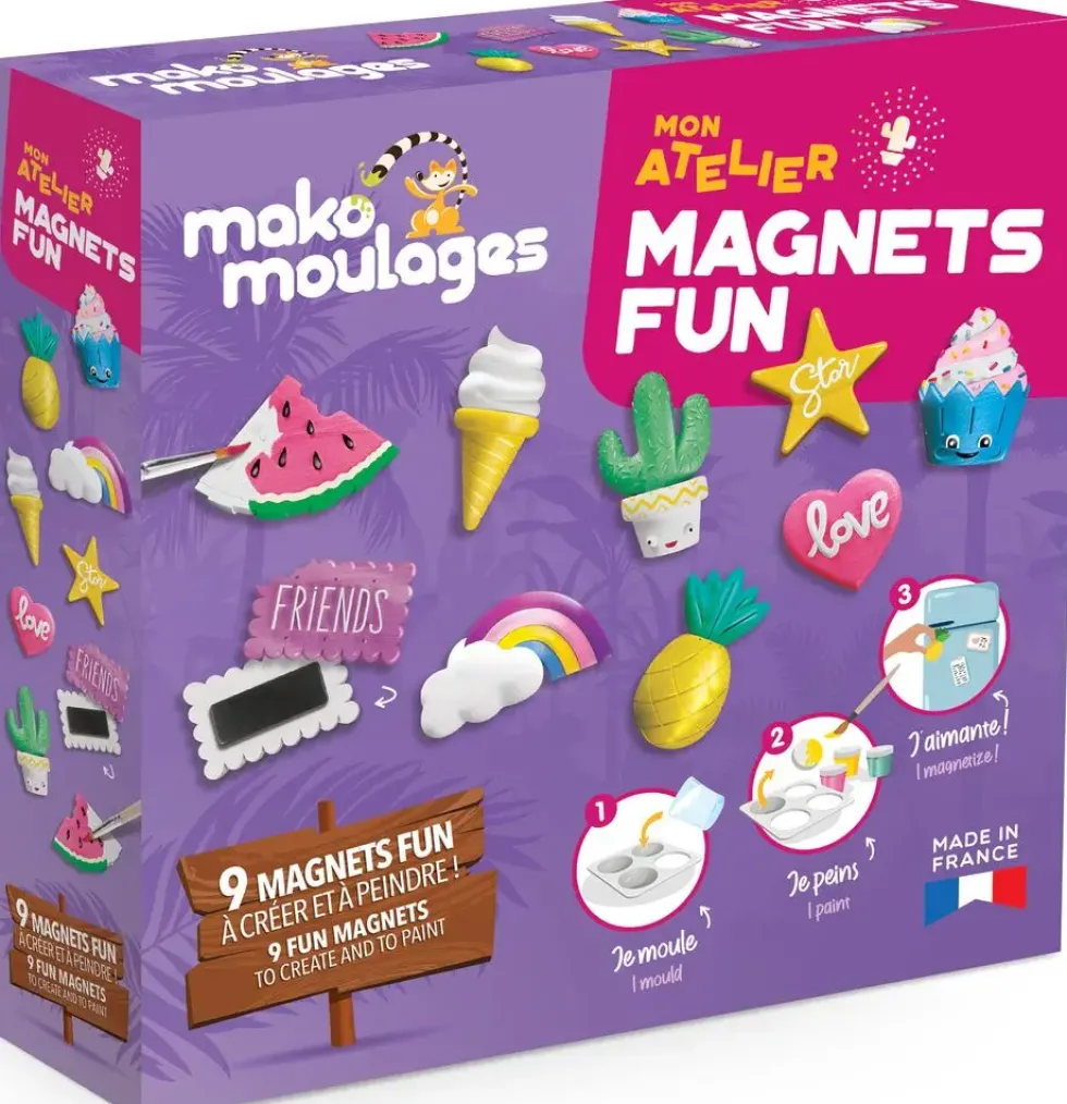 MAKO MOULAGES MON ATELIER MAGNETS FUN