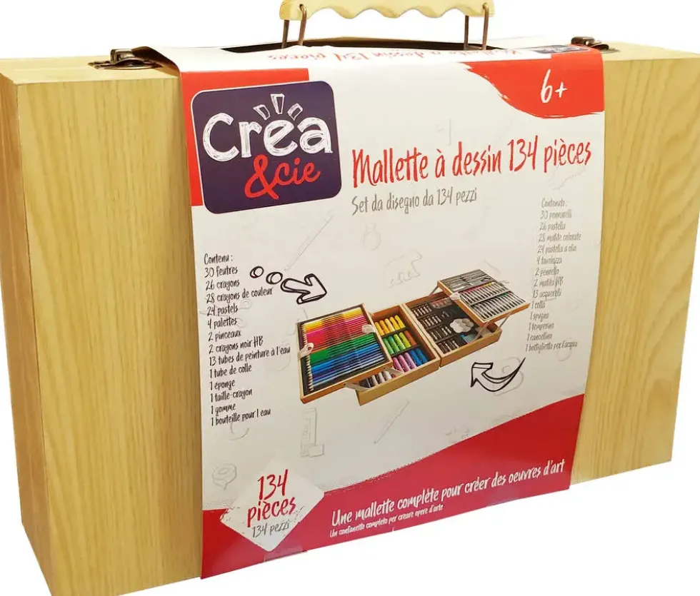 MALLETTE A DESSIN 134 PIECES