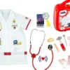 MALLETTE DOCTEUR PRESTIGE II AVEC SMARTPHONE STETHOSCOPE METAL ET BLOUSE EN TISSU