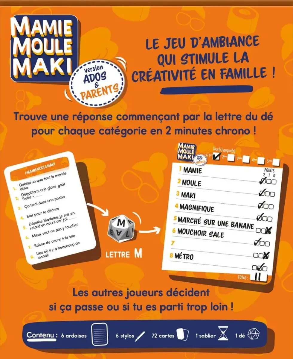 MAMIE MOULE MAKI ADOS & PARENTS
