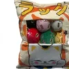 MANEKI NEKO - COUSSIN KAWAII AVEC 6 MINI PELUCHES
