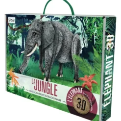 MAQUETTE 3D LA JUNGLE UNE BIODIVERSITE EXTRAORDINAIRE L'ELEPHANT 3D