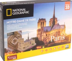 MAQUETTE 3D - 128 PIECES-NATIONAL GEOGRAPHIC - NOTRE DAME DE PARIS