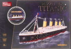 MAQUETTE 3D TITANIC 88CM- LUMINEUX LED 266 PIECES