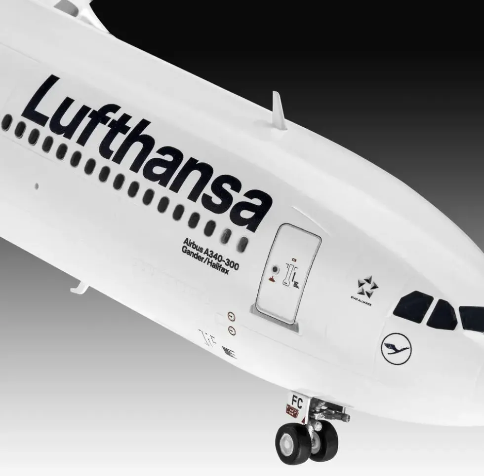 MAQUETTE112 PIECES - A340-300 LUFTHANSA NEW LIVERY