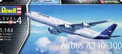 MAQUETTE112 PIECES - A340-300 LUFTHANSA NEW LIVERY