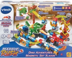 MARBLE RUSH - DINO ADVENTURES MAGNETIC SET XL400E
