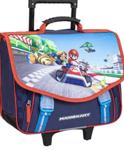 MARIO KART - CARTABLE A ROULETTES 41CMMARINE