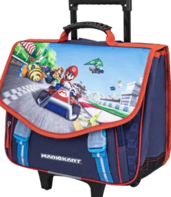 MARIO KART - CARTABLE A ROULETTES 41CMMARINE