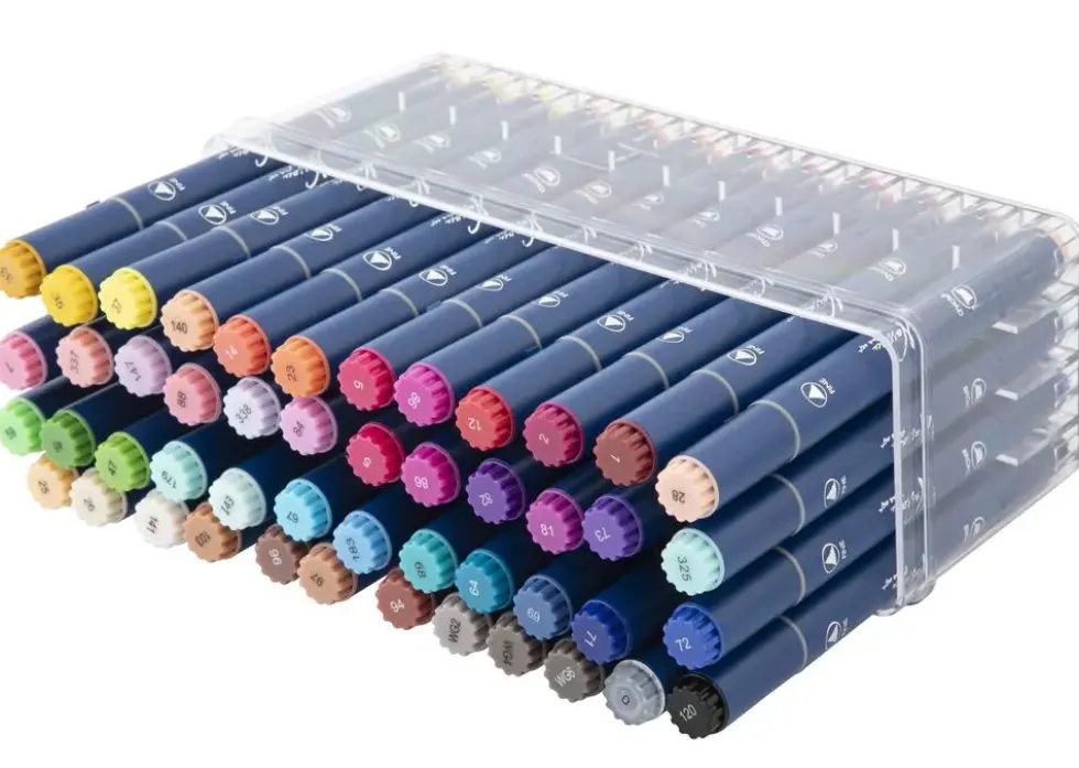 MARQUEURS DOUBLE POINTE 48 PIECES