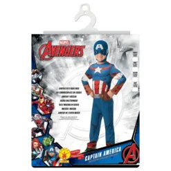 MARVEL - AVENGERS - CAPTAIN AMERICA DEGUISEMENT - TAILLE L 7-8 ANS