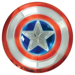 MARVEL - AVENGERS - DEGUISEMENT - BOUCLIER CAPTAIN AMERICA EN PLASTIQUE METALLISE 30 CM