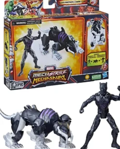MARVEL - AVENGERS - FIGURINE - BLACK PANTHER - SABRECLAW ET BLACK PANTHER