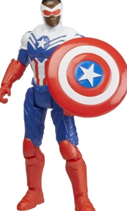 MARVEL - AVENGERS - FIGURINE - CAPTAIN AMERICA - MECHSTRIKE MECHASAURS REDWING ET CAPTAIN