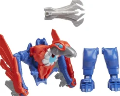 MARVEL - AVENGERS - FIGURINE - CAPTAIN AMERICA - MECHSTRIKE MECHASAURS REDWING ET CAPTAIN