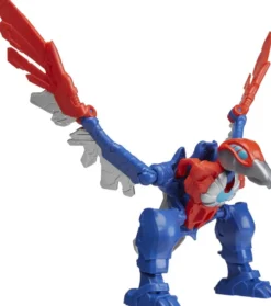 MARVEL - AVENGERS - FIGURINE - CAPTAIN AMERICA - MECHSTRIKE MECHASAURS REDWING ET CAPTAIN