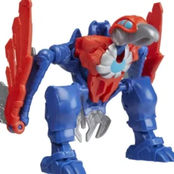 MARVEL - AVENGERS - FIGURINE - CAPTAIN AMERICA - MECHSTRIKE MECHASAURS REDWING ET CAPTAIN