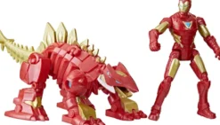 MARVEL - AVENGERS - FIGURINE - IRON MAN - MARVEL MECH STRIKE FIGURINE ET ARMURE DINO