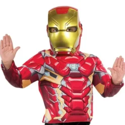 MARVEL - AVENGERS - IRON MAN - DEGUISEMENT DEMI MASQUE