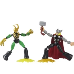 MARVEL - AVENGERS -THOR - FIGURINE BEND AND FLEX THOR VS LOKI