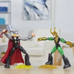 MARVEL - AVENGERS -THOR - FIGURINE BEND AND FLEX THOR VS LOKI