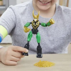 MARVEL - AVENGERS -THOR - FIGURINE BEND AND FLEX THOR VS LOKI