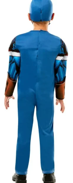 MARVEL CAPTAIN AMERICA - DEGUISEMENT LUXE - TAILLE M 5-6 ANS