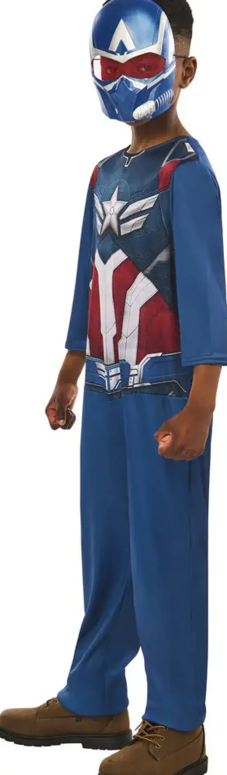 MARVEL - DEGUISEMENT CAPTAIN AMERICA BRAVE NEW WORLD TAILLE 7-8 ANS