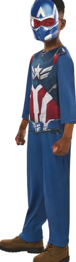 MARVEL - DEGUISEMENT CAPTAIN AMERICA BRAVE NEW WORLD TAILLE 3-4 ANS